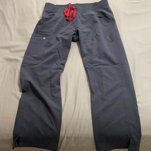 Figs Charcoal Kade Scrub Pants Medium Petite